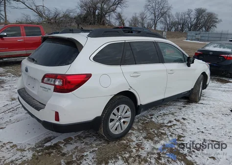 2017 Subaru Outback 2.5I Premium из США, поврежденный, VIN 4S4BSACC1H3423500